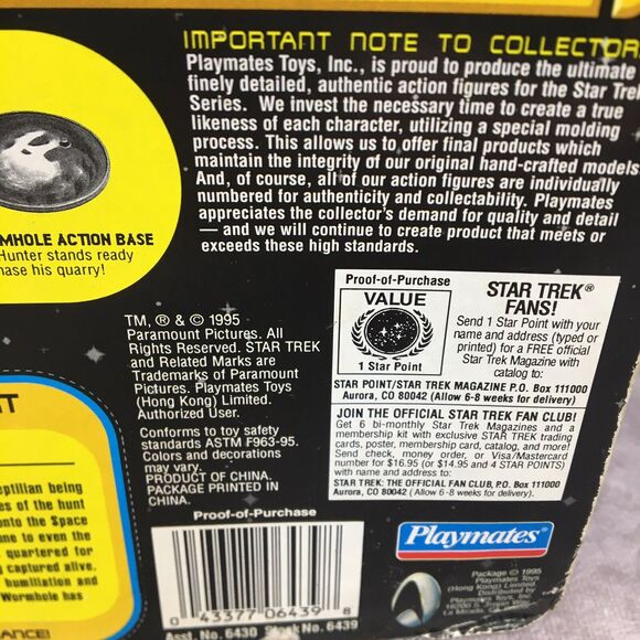 STAR TREK The Hunter Of Tosk Playmates Figure-Deep Space Nine - Picture 6 of 9